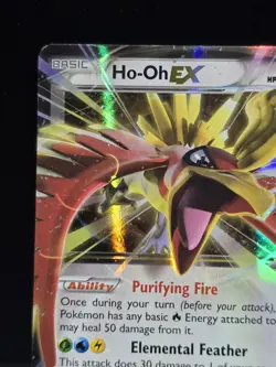 Pokemon X Y Breakpoint Ho - Oh EX 92/122 Ultra Rare Holo Lightly Played - Image 4