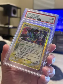 2006 POKEMON EX HOLON PHANTOMS #8 GYARADOS-HOLO PSA 6 - Image 4