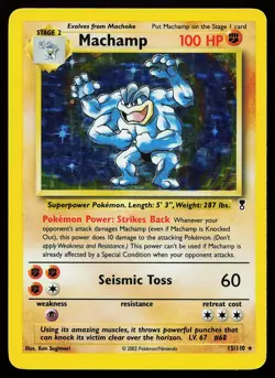 Machamp 15/110 Holo Rare Legendary Collection Pokemon Card - Image 1