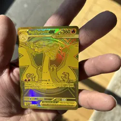 Mega Charizard x EX 130/094 Me02: Phantasmal Flames Holo NM Pokemon Card - Image 3
