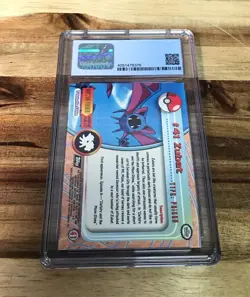 GRADED CGC 8.5 1999 TOPPS Pokemon T.V. Zubat #41 - Image 2