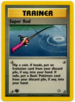 Pokemon - 1st Edition Neo Genesis Super Rod 103/111 LP - Image 1