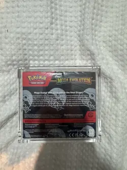 Pokemon TCG Mega Evolution Booster Box Sealed with Acrylic Case - Image 2