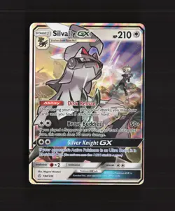 Silvally GX 184/236 Cosmic Eclipse Ultra Rare Holo Pokemon Card LP+ - Image 1