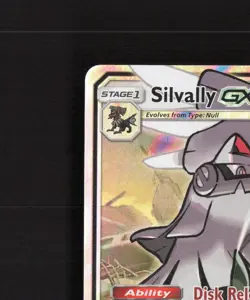 Silvally GX 184/236 Cosmic Eclipse Ultra Rare Holo Pokemon Card LP+ - Image 3