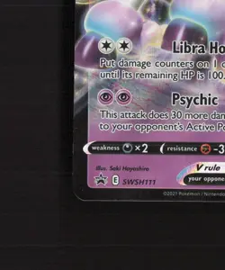 Galarian Rapidash V SWSH111 Sword & Shield Black Star Promo Holo Pokemon Card NM - Image 5