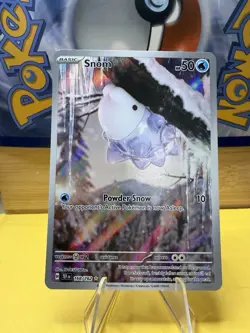 Pokemon TCG SV05 Temporal Forces Snom 168/162 Illustration Rare Holo NM - Image 1