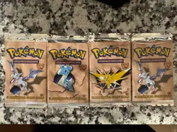 1st Edition Fossil 4 Pack Sealed Pokemon Set - Sold by Original Owner (**READ**) - Image 1