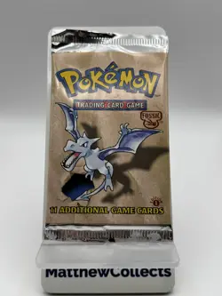 1st Edition Fossil 4 Pack Sealed Pokemon Set - Sold by Original Owner (**READ**) - Image 3