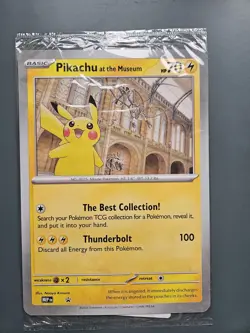 Pokemon Jumbo Pikachu At The Museum Promo *Sealed And In Hand* - Image 1