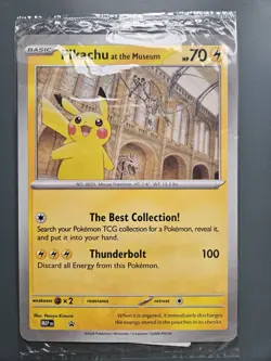Pokemon Jumbo Pikachu At The Museum Promo *Sealed And In Hand* - Image 3