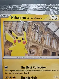 Pokemon Jumbo Pikachu At The Museum Promo *Sealed And In Hand* - Image 4