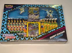 Pokemon Crown Zenith Shiny Zacian & Zamazenta Premium Figure Collection Box Set - Image 2
