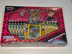 Pokemon Crown Zenith Shiny Zacian & Zamazenta Premium Figure Collection Box Set - Image 3
