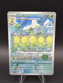 Sunflora Illustration Rare SV06: Twilight Masquerade 169/167 NM Pokemon TCG - Image 1