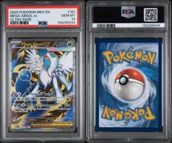 2025 POKEMON MEG EN-MEGA EVOLUTION ULTRA RARE #161 MEGA ABSOL EX PSA 10 - Image 2
