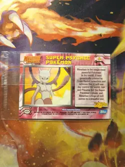 Pokemon Super Psychic Pokemon Pokemon Topps Mewtwo Strikes Back Sealed🔥🔥🔥 - Image 4