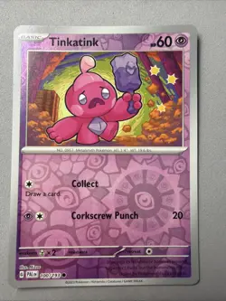 Pokemon TCG * SV Paldea Evolved * 100/193 Tinkatink REVERSE HOLO Common * NM - Image 1
