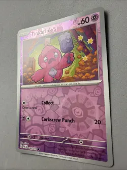 Pokemon TCG * SV Paldea Evolved * 100/193 Tinkatink REVERSE HOLO Common * NM - Image 2
