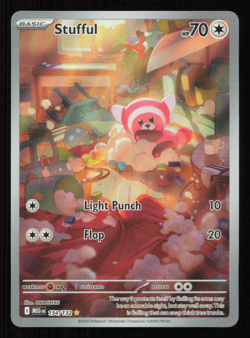 2025 Pokemon Mega Evolution Stufful Illustration Rare #154/132 - Image 1