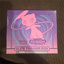 Pokemon Sword & Shield Fusion Strike Elite Trainer Box Mew Sealed - Image 1