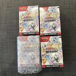 Pokemon TCG Prismatic Evolutions Booster Bundle x4 New & Factory Sealed - Image 1