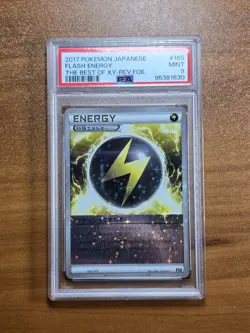 PSA 9 Flash Energy Reverse Holo Japanese The Best of XY 165/171 Pokemon - Image 1