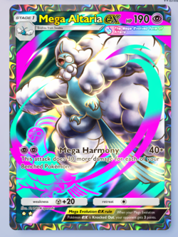 Pokemon TCG POCKET - Mega Altaria Full Art 2⭐, Mega-Rising, English - Image 1