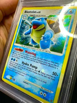 Blastoise 2/132 Secret Wonders Holo Pokemon 2007 HOLO BLEED PSA 9 - Image 3