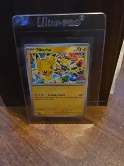 Pokemon TCG - Pikachu SVP 225 Black Star Promo World Championships 2025 - Image 1