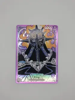 King OP01-091 Parallel Alt Art Leader One Piece 2022 Romance Dawn English - Image 1