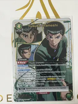 Union Arena TCG Yusuke Urameshi SR* Yu Yu Hakusho Ghost Files Alt Art - Image 1
