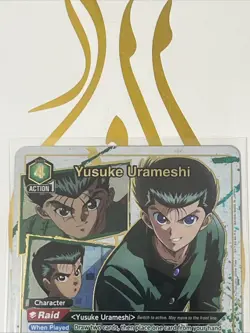 Union Arena TCG Yusuke Urameshi SR* Yu Yu Hakusho Ghost Files Alt Art - Image 3