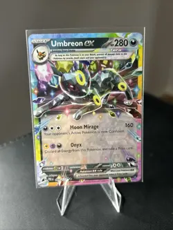 Pokemon TCG Umbreon EX 060/131 Prismatic Evolutions Card Near Mint Double Rare - Image 1