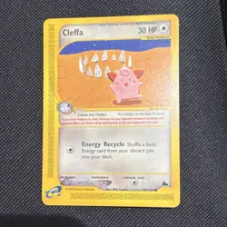 Pokemon Cleffa Skyridge 48/144 Common Regular 2003 30 HP TCG Card - Image 1