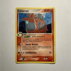 Pokemon Camerupt 80 HP 3/100 EX Crystal Guardians Holo Rare Stage 1 Card - Image 1