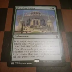 Mtg Doubling Season NM/M 195/254 Battlebond Mythic Rare Card - Image 1