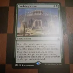 Mtg Doubling Season NM/M 195/254 Battlebond Mythic Rare Card - Image 2