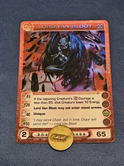 Chaotic Underworld Game Card Ultra Rare Lord Van Bloot MP - Image 1