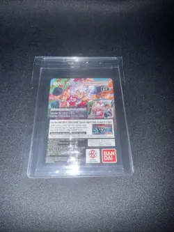 One Piece Monkey D Luffy College Basketball US Voyage P-055 Sealed Card Gem Mint - Image 2