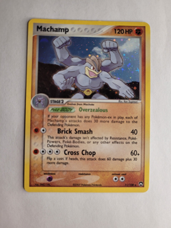 Machamp 11/108 EX Power Keepers Reverse Holo Stamped Pokemon Card LP - Image 1