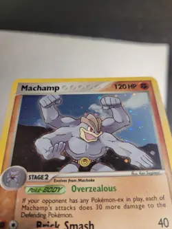Machamp 11/108 EX Power Keepers Reverse Holo Stamped Pokemon Card LP - Image 5