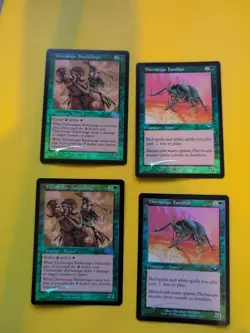 Thornscape Familiar x2 & Battlemage x2 MTG 4 Card. Planeshift. VINTAGE FOIL - Image 1