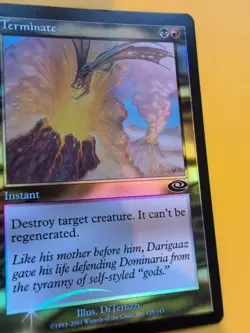 Terminate. Instant. MTG Card. Planeshift .OLD VINTAGE FOIL - Image 4