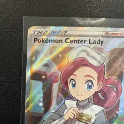 Pokemon Center Lady 185/185 Pokemon Vivid Voltage Rare Ultra Near Mint Card 1 - Image 3