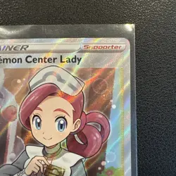 Pokemon Center Lady 185/185 Pokemon Vivid Voltage Rare Ultra Near Mint Card 1 - Image 4
