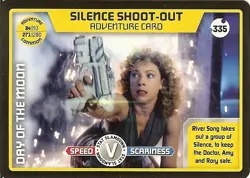 DR WHO MONSTER INVASION SET 2 EXTREME CARD: 335 SILENCE SHOOT-OUT - Image 1