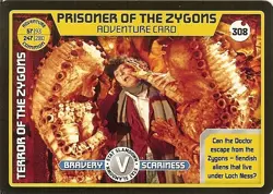 DR WHO MONSTER INVASION SET 2 EXTREME CARD: 308 PRISONER OF THE ZYGONS - Image 1