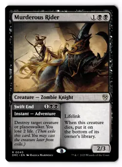 Murderous Rider 45 Commander: Aetherdrift Normal NM - Image 1