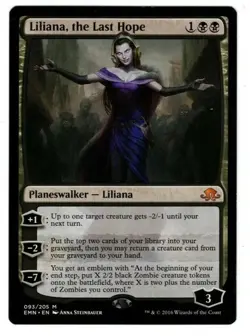 Liliana, the Last Hope Eldritch Moon #093 MTG NM Planeswalker - Image 1